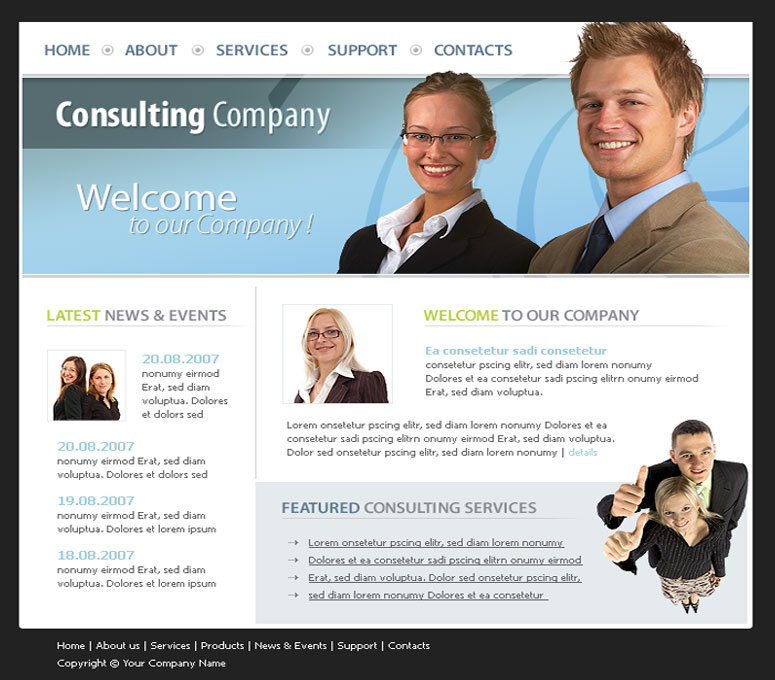 Mediatatronics Technologies Website Designing Template No. 10