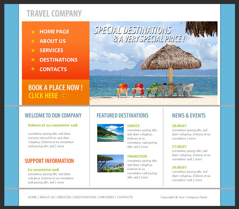 Mediatatronics Technologies Website Designing Template No. 7